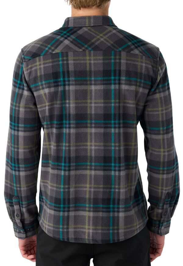 オニール メンズ シャツ トップス O'Neill Men's Glacier Plaid Superfleece Shirt Graphiteの通販は