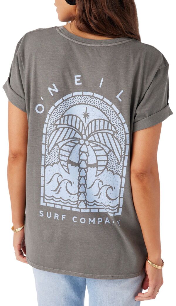 オニール レディース Tシャツ トップス O'Neill Women's Coco Dreaming Graphic T-Shirt Smoked Pearlの通販はTシャツ