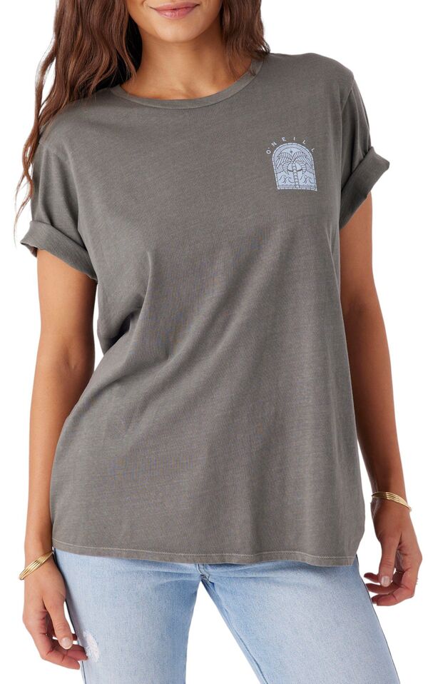 オニール レディース Tシャツ トップス O'Neill Women's Coco Dreaming Graphic T-Shirt Smoked Pearlの通販は