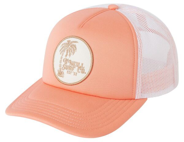 オニール レディース シャツ トップス O'Neill Women's Ravi Patch Trucker Hat Burnt Coral