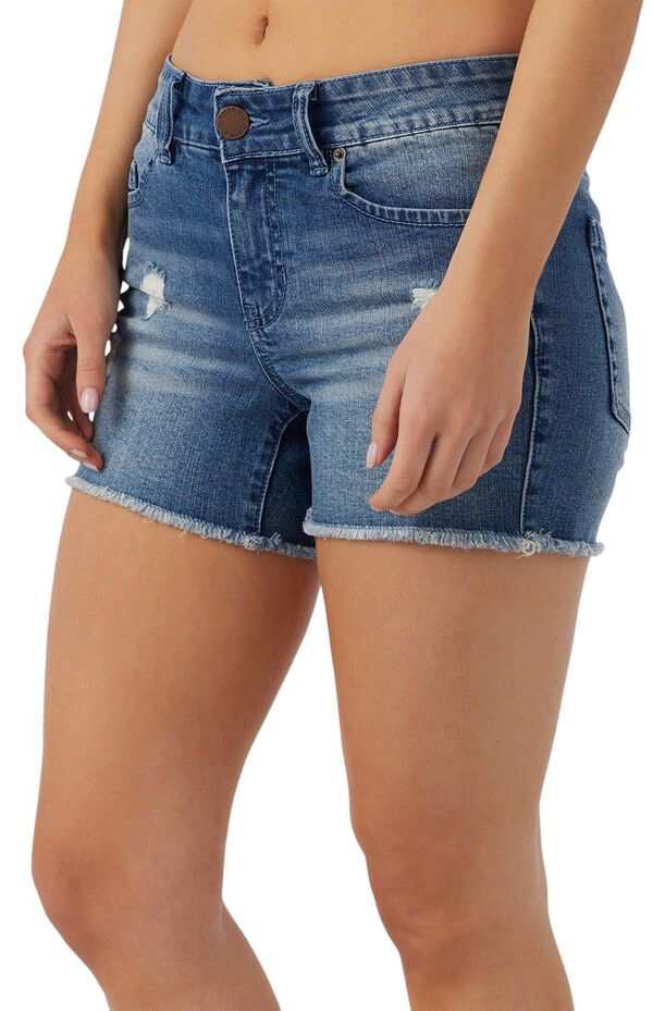 オニール レディース ハーフパンツ・ショーツ ボトムス O'Neill Women's Cody Denim Shorts Blue Grass Wash