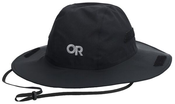 アウトドアリサーチ メンズ 帽子 アクセサリー Outdoor Research Seattle Rain Hat Black