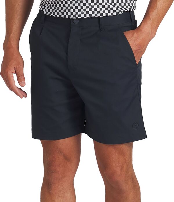 プーマ メンズ ハーフパンツ・ショーツ ボトムス PUMA X Arnold Palmer Men's Pleated Golf Shorts Deep Navyの通販は