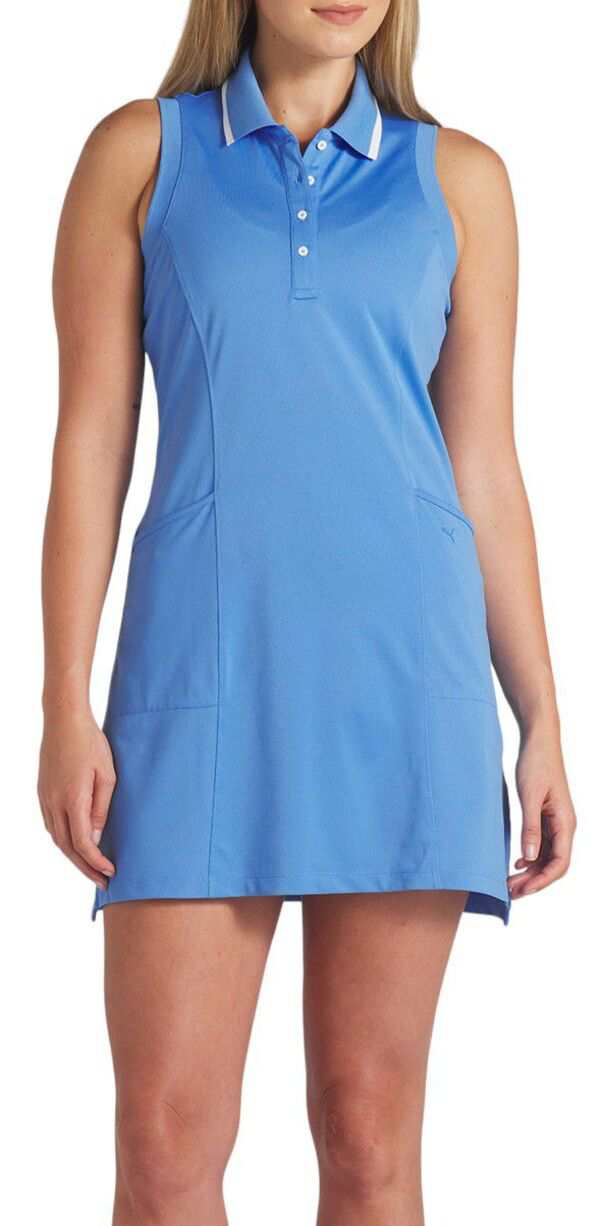 プーマ レディース シャツ トップス Puma Women's Everyday Pique Dress Blue Skies