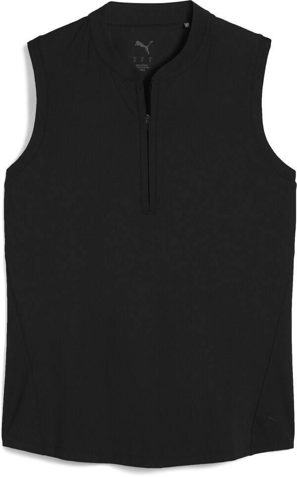 プーマ レディース ポロシャツ トップス PUMA Women's Sleeveless Aerlon Golf Polo Puma Blackの通販は