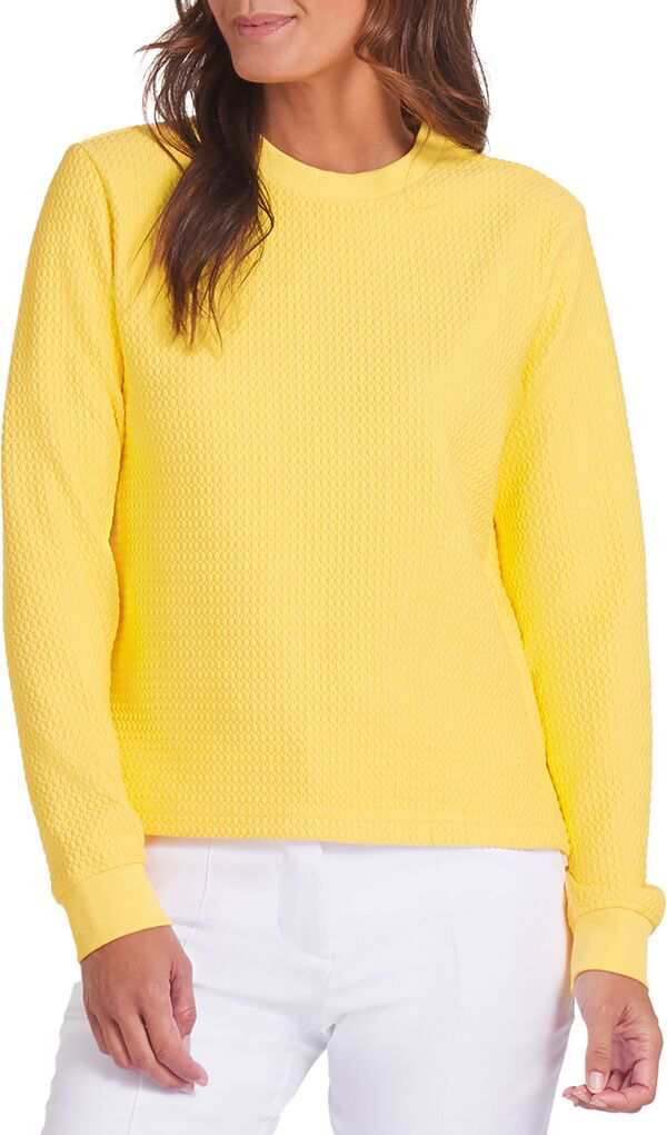 プーマ レディース パーカー・スウェット アウター PUMA X Dani Dazey Women's Boulder Golf Crewneck Sweatshirt Sunny Yellowの通販は