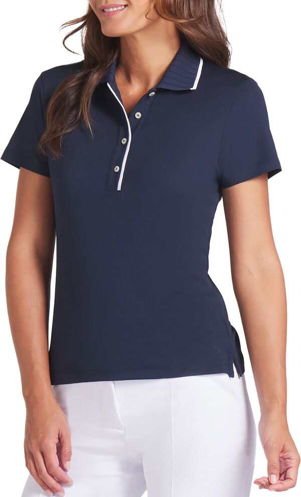 プーマ レディース ポロシャツ トップス PUMA Women's CLOUDSPUN Bridges Golf Polo Deep Navyの通販は