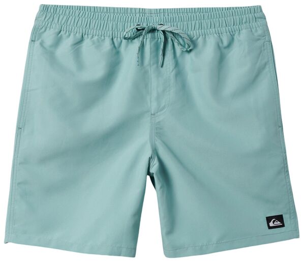 クイックシルバー メンズ ハーフパンツ・ショーツ 水着 Quiksilver Men's Everyday Solid 17 in. Volley Shorts Jade Greyの通販は