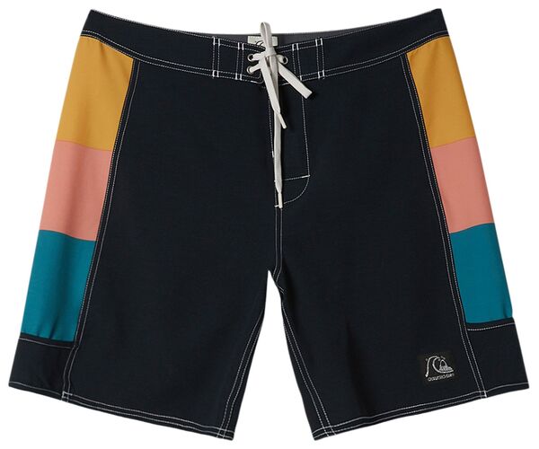 クイックシルバー メンズ ハーフパンツ・ショーツ 水着 Quiksilver Men's Original Arch Panel 18 in. Boardshorts Blackの通販は 7,378円