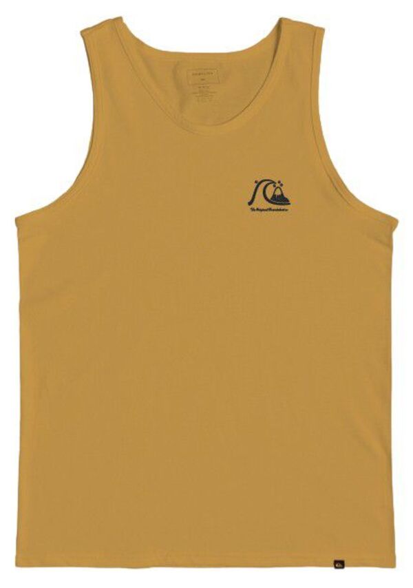 クイックシルバー メンズ Tシャツ トップス Quiksilver Men's Original Boardshort Co T-Shirt Mustard