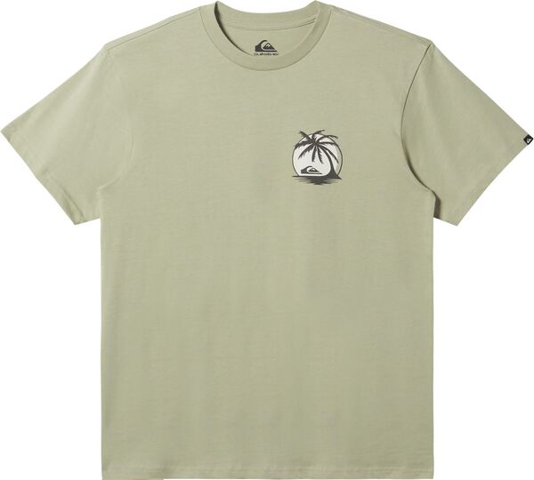 クイックシルバー メンズ Tシャツ トップス Quiksilver Men's Tropical Tides Short Sleeve T-Shirt Desert Sageの通販は