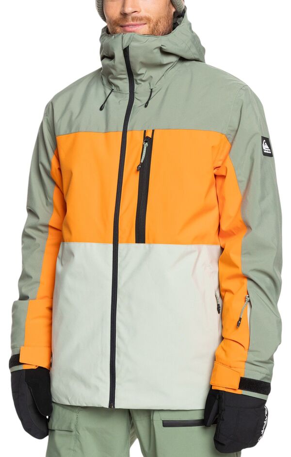 クイックシルバー メンズ ジャケット・ブルゾン アウター Quiksilver Men's Sycamore Jacket Sea Sprayの通販は