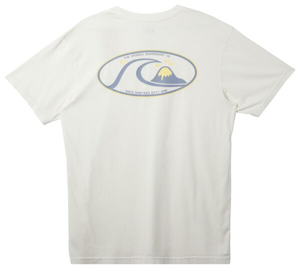 クイックシルバー メンズ Tシャツ トップス Quiksilver Men's Bubble Oval T-Shirt Gardeniaの通販は 9,360円