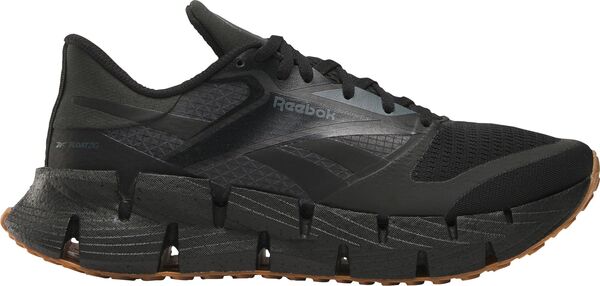 リーボック メンズ スニーカー シューズ Reebok Men's FloatZig 1 Running Shoes Black/Greyの通販は
