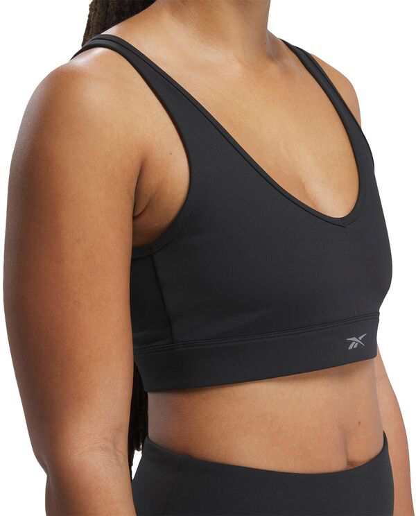 リーボック レディース ブラジャー アンダーウェア Reebok Women's Active Collection DreamBlend Bra Black