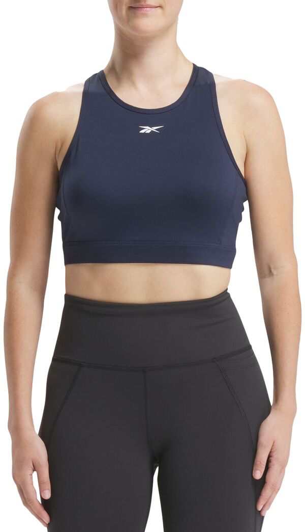 リーボック レディース ブラジャー アンダーウェア Reebok Women's Identity Train Vector Bralette Vector Navy