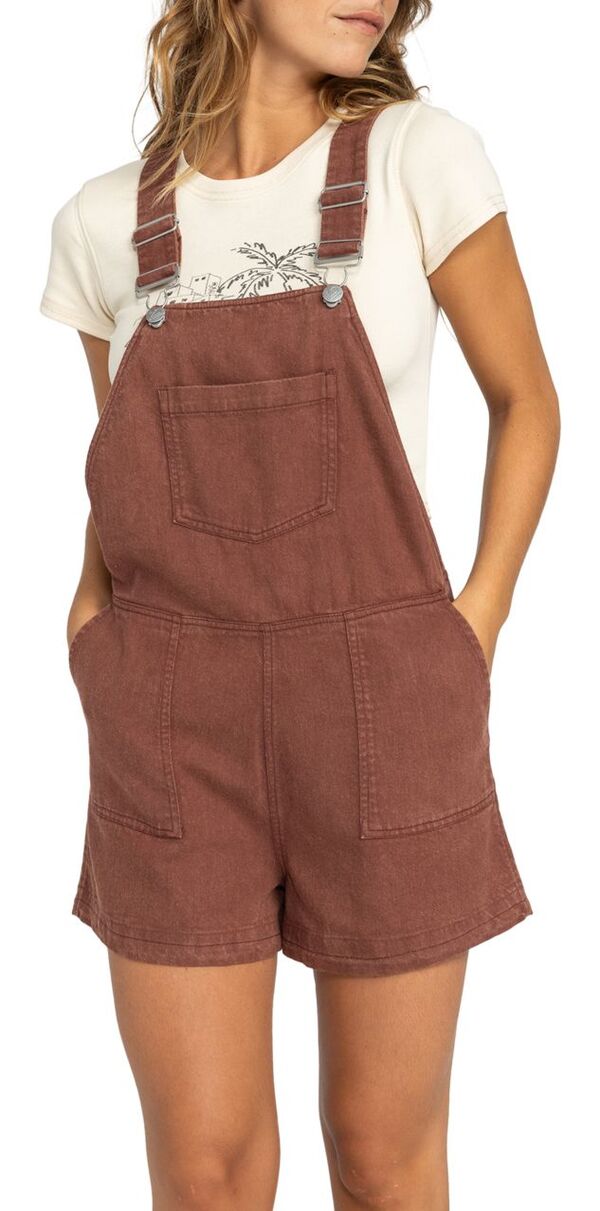 ロキシー レディース カジュアルパンツ ボトムス Roxy Women's Crystal Coast Overalls Fudgesickleの通販は