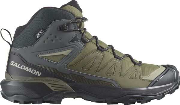 サロモン メンズ ブーツ・レインブーツ シューズ Salomon Men's X Ultra 360 Mid Climasalomon Waterproof Hiking Boots Olive Night