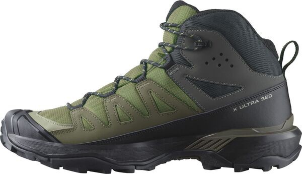 サロモン メンズ ブーツ・レインブーツ シューズ Salomon Men's X Ultra 360 Mid Climasalomon Waterproof Hiking Boots Olive Night