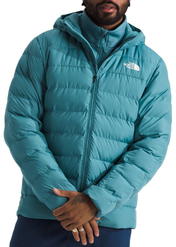 ノースフェイス メンズ ジャケット・ブルゾン アウター The North Face Men's Aconcagua Hoodie Algae Blue
