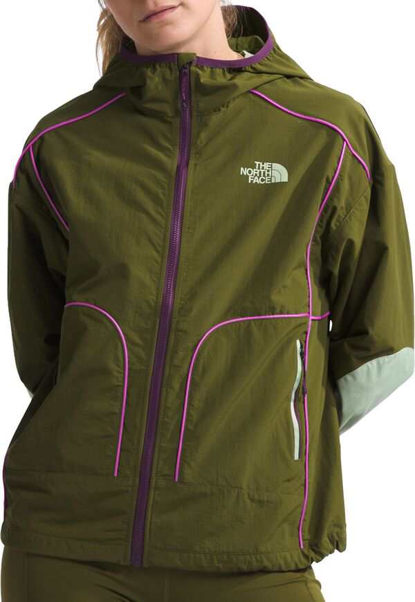 ノースフェイス レディース ジャケット・ブルゾン アウター The North Face Women's Trailwear Jacket Forest Olve/Violet Crocus