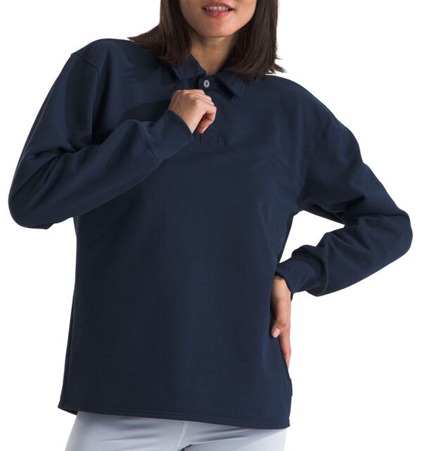 ノースフェイス レディース シャツ トップス The North Face Women's Heritage Patch Rugby Shirt Summit Navy/Heritage Ptchの通販は