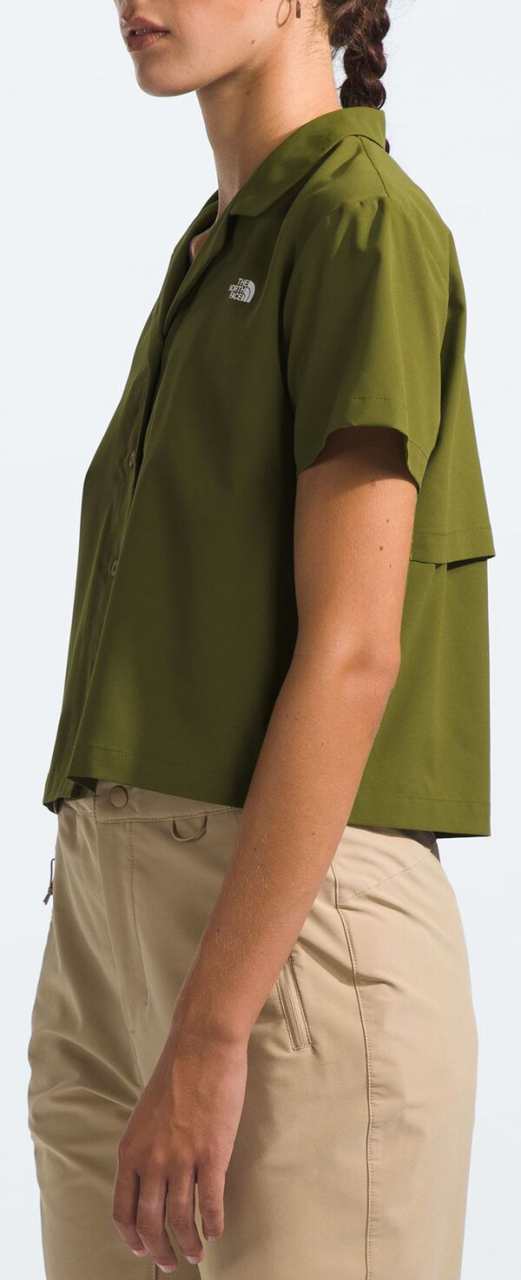 ノースフェイス レディース シャツ トップス The North Face Women's First Trail Short Sleeve Shirt Forest Olive