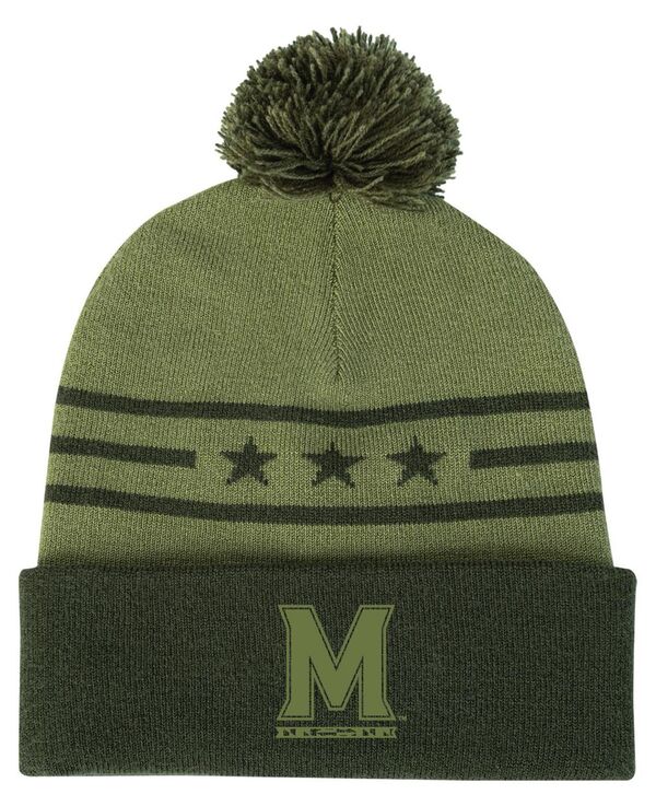 アンダーアーマー レディース 帽子 アクセサリー Under Armour Adult Maryland Terrapins Thyme Pom Knit Beanieの通販は