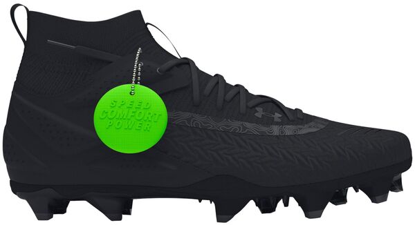 アンダーアーマー メンズ スニーカー シューズ Under Armour Men's Yard MT TPU Mid Baseball Cleats Black/Silverの通販は