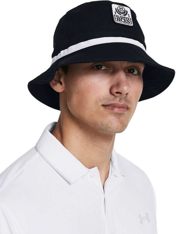 アンダーアーマー メンズ 帽子 アクセサリー Under Armour Unisex Drive LE Golf Bucket Hat Black/Black