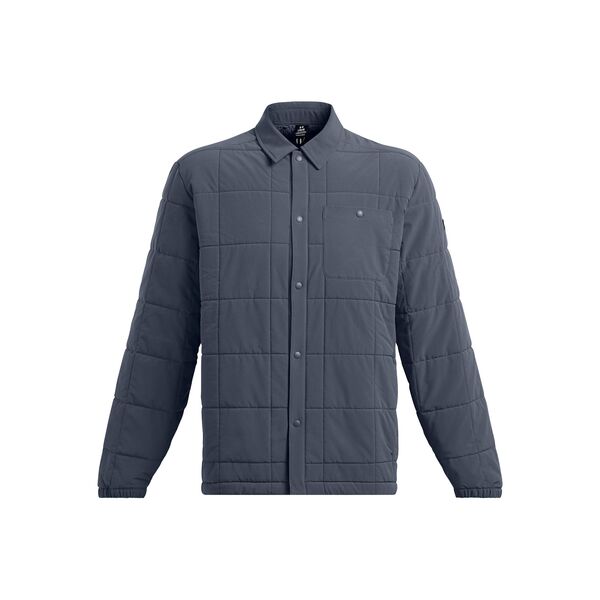 アンダーアーマー メンズ ジャケット・ブルゾン アウター Under Armour Men's Expanse Quilted Shacket Downpour Gray/Blackの通販は
