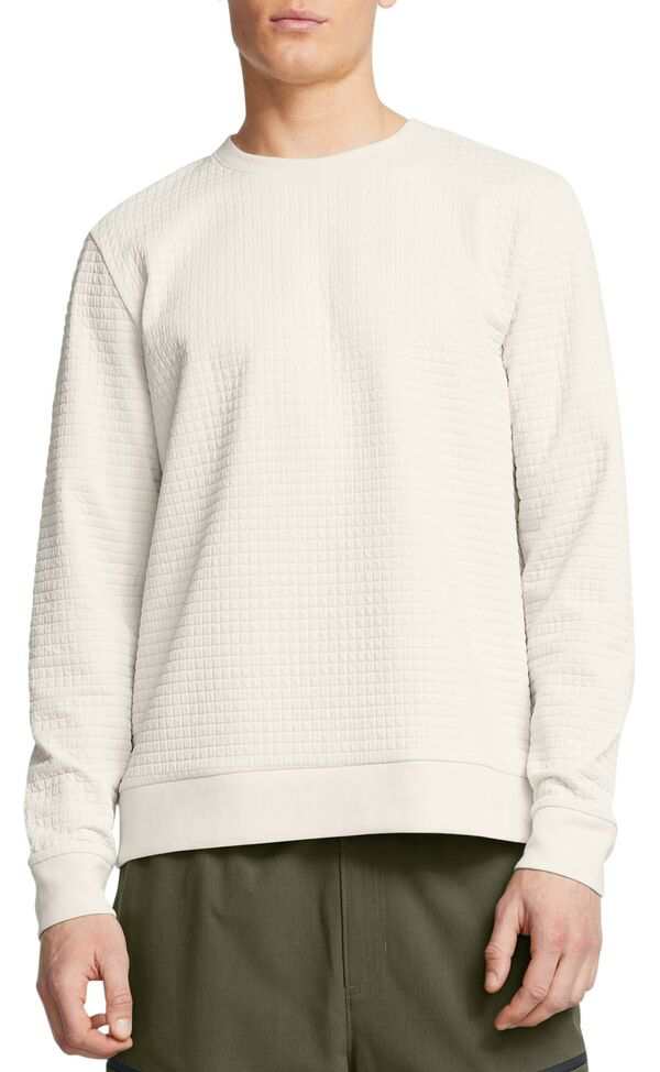 アンダーアーマー メンズ パーカー・スウェット アウター Under Armour Men's Unstoppable Fleece Textured Crewneck Sweatshirt Summitの通販は