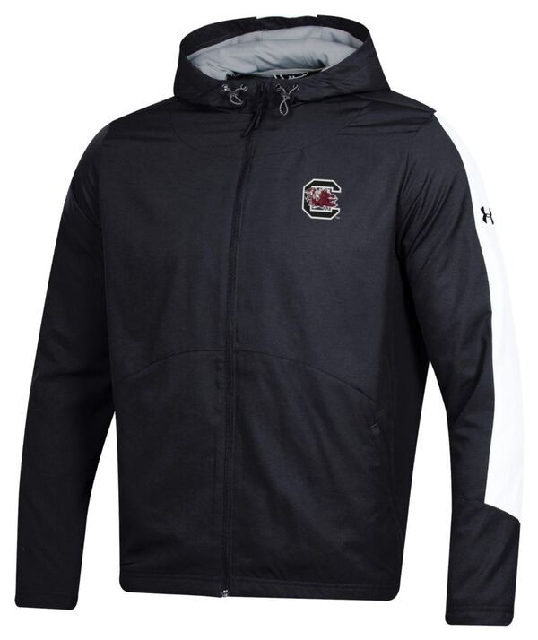 アンダーアーマー メンズ ジャケット・ブルゾン アウター Under Armour Men's South Carolina Gamecocks Black Legacy Full-Zip Jacket