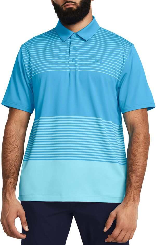 アンダーアーマー メンズ ポロシャツ トップス Under Armour Men's Playoff 3.0 Stripe Golf Polo Capri