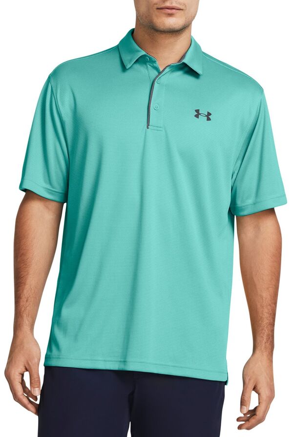 アンダーアーマー メンズ ポロシャツ トップス Under Armour Men's Tech Golf Polo Green Waveの通販は
