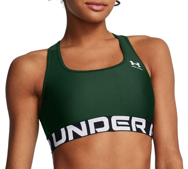 アンダーアーマー レディース ブラジャー アンダーウェア Under Armour Women's HeatGear Mid Branded Sports Bra Forest Green 9,480円