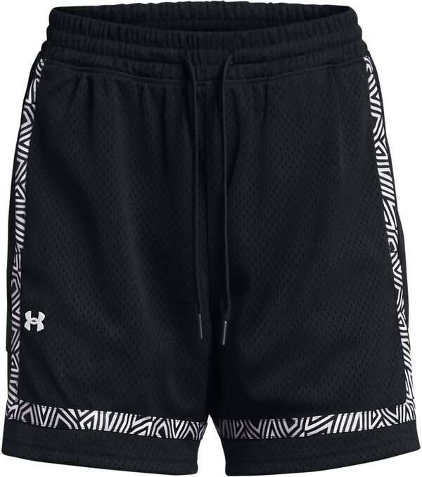 アンダーアーマー レディース ハーフパンツ・ショーツ ボトムス Under Armour Women's Baseline Pro Mesh Shorts Black/White