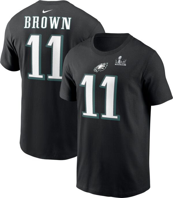 ナイキ レディース Tシャツ トップス Nike Adult 2024-25 Super Bowl LIX Philadelphia Eagles A.J. Brown #11 T-Shirtの通販は