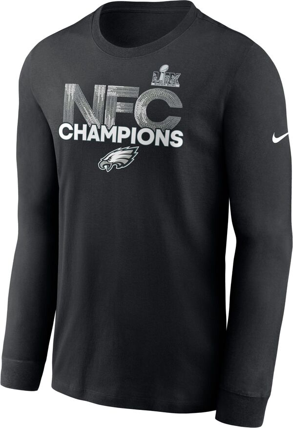 ナイキ レディース Tシャツ トップス Nike Adult 2024-25 NFC Champions Philadelphia Eagles Long Sleeve T-Shirtの通販は