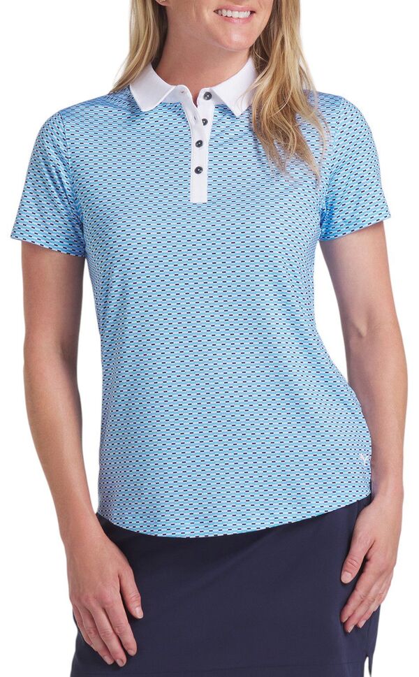 PUMA プーマ　レディース　ポロシャツ　ゴルフシャツ　ゴルフウェア　S　UV Puma (プーマ)レディースゴルフ長袖テックポロ M レッド アイテム