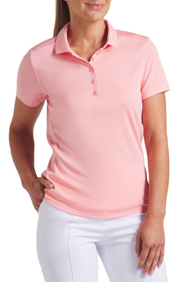 PUMA プーマ　レディース　ポロシャツ　ゴルフシャツ　ゴルフウェア　S　UV Puma (プーマ)レディースゴルフ長袖テックポロ M レッド アイテム