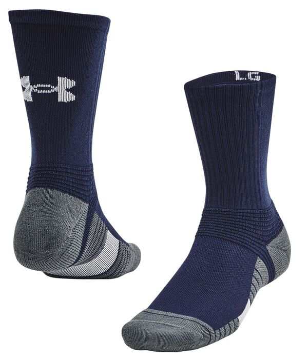 アンダーアーマー メンズ 靴下 アンダーウェア Under Armour Adult UA Team Crew Socks Navyの通販は