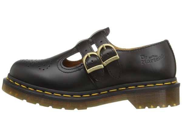 Dr. Martens ブラック ローファー 8065 Mary Jane Dr. Martens Women's 8065 Mary Jane,Black Smooth,4 UK/6 M US