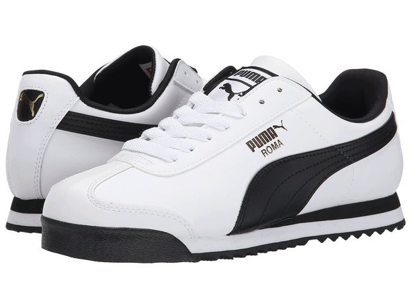 プーマ メンズ スニーカー シューズ Roma Basic White/Black