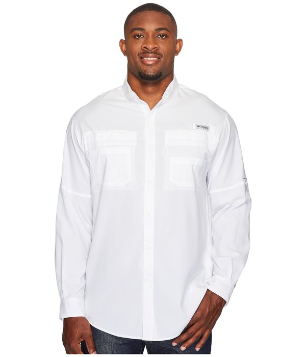 コロンビア メンズ シャツ トップス Big & Tall Tamiami II L/S Whiteカジュアルシャツ