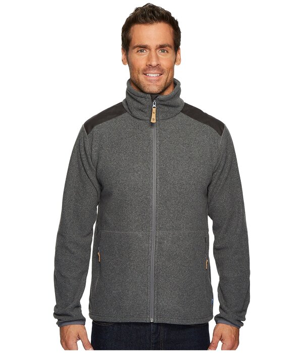 フェールラーベン メンズ コート アウター Sten Fleece Dark Greyの通販は