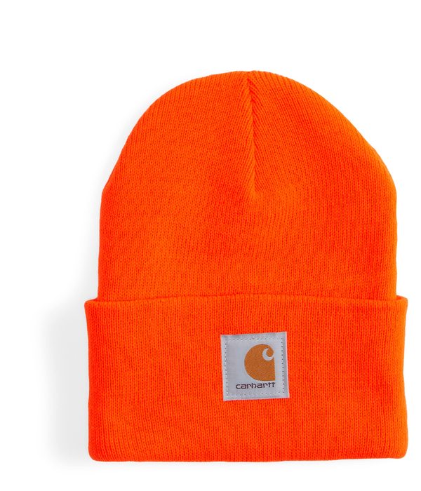 カーハート メンズ 帽子 アクセサリー Acrylic Watch Hat Brite Orangeの通販は