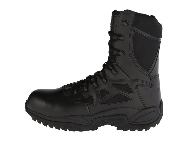 リーボック メンズ ブーツ・レインブーツ シューズ Rapid Response RB 8 Soft Toe Black