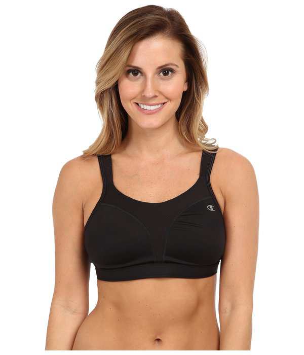 チャンピオン レディース ブラジャー アンダーウェア Spot ComfortR Full-Support Sports Bra Black