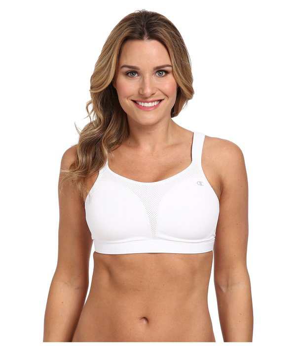 チャンピオン レディース ブラジャー アンダーウェア Spot ComfortR Full-Support Sports Bra White